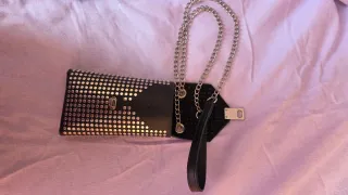 Bolso móvil tachuelas cadena ñ