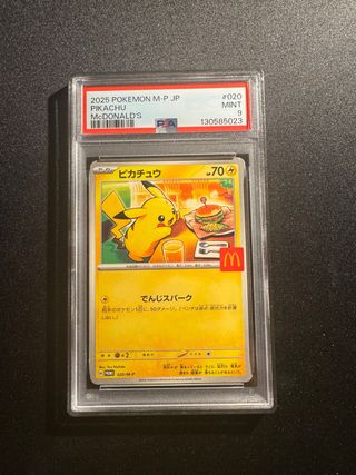 Pikachu Promo 020/M-P McDonald's PSA 9