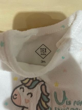 Lote 3 pijamas bebé 3 meses