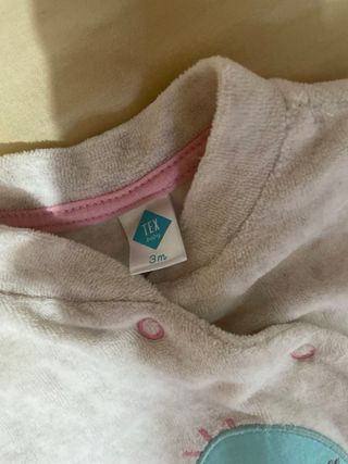 Lote 3 pijamas bebé 3 meses