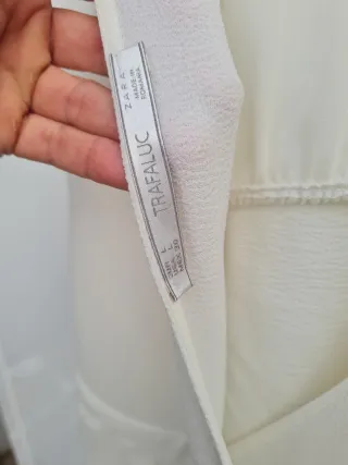Mono blanco Zara talla S