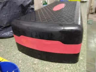 Step Aeróbico Negro y Rojo