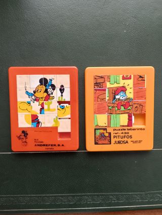 Puzzles Andrefer Mickey y Pitufos