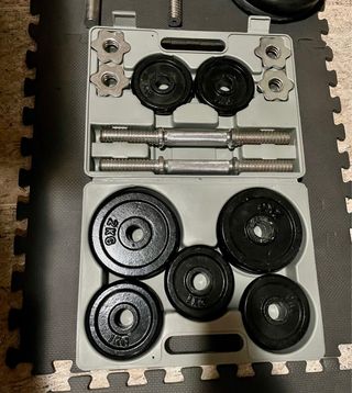 Set Musculación 50 kg con Barras