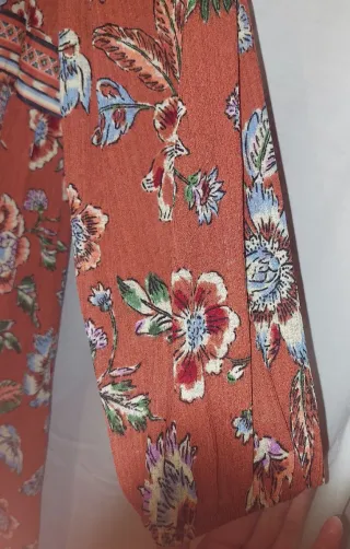 Vestido Springfield Boho Estampado Talla L