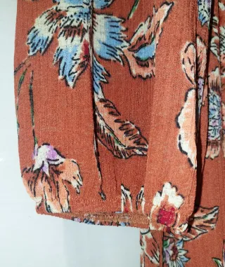 Vestido Springfield Boho Estampado Talla L