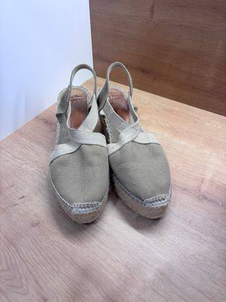 Sandalias Esparto Toni Pons Talla 39 Beige