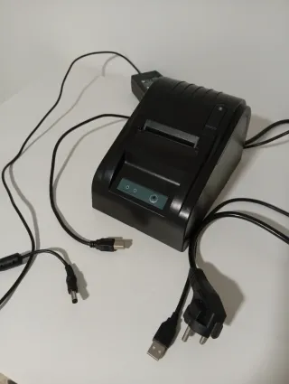 Impresora Térmica Negra