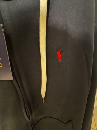 Felpa con cappuccio Ralph Lauren blu XXL