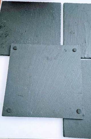 4 Sottopiatti Ardesia 30x30 cm