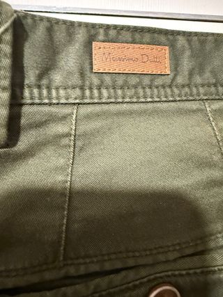 Pantalón chino verde talla 42