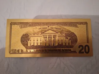 Banconota 20 Dollari USA Oro