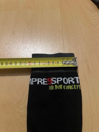 Calcetines Compressport Compresión Negro Talla L