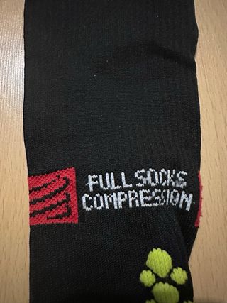 Calcetines Compressport Compresión Negro Talla L