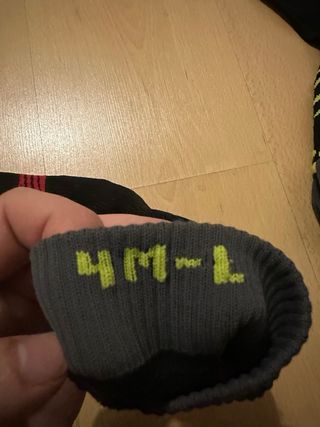 Calcetines Compressport Compresión Negro Talla L