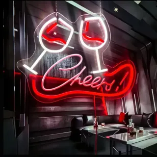 Lampada Neon LED "CHEERS"