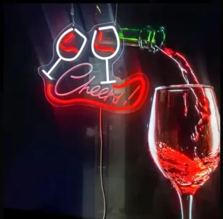 Lampada Neon LED "CHEERS"