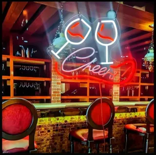 Lampada Neon LED "CHEERS"