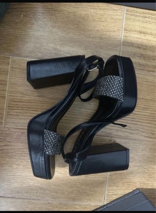 Tacones Marypaz Negros Talla 37 Nuevos