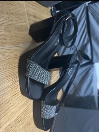 Tacones Marypaz Negros Talla 37 Nuevos