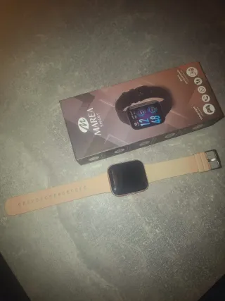 Reloj Marea Smart Rosa y Plateado Nuevo
