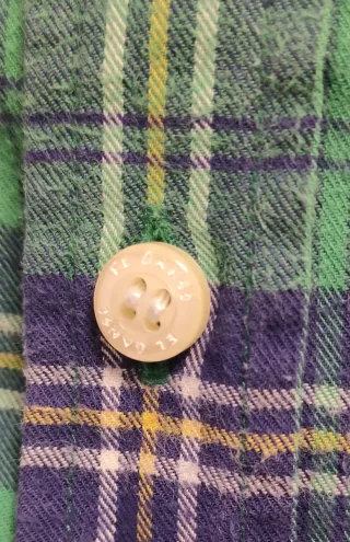 Camisa El Ganso cuadros verde y azul