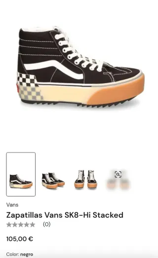 Zapatillas Vans SK8-Hi T38