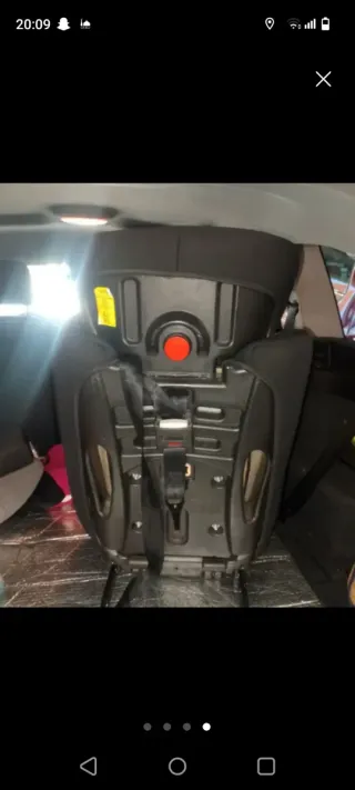 Silla de coche para niños con Isofix y el cinturón