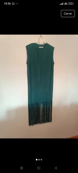 Vestido Fiesta Esfera Verde Talla Única