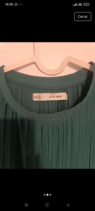 Vestido Fiesta Esfera Verde Talla Única