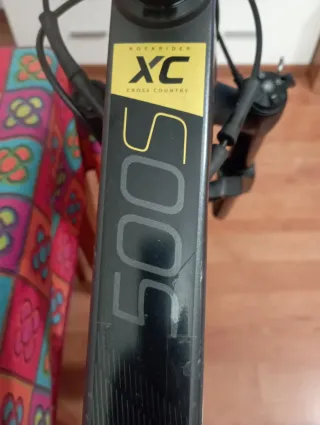 Bicicleta Rockrider XC 500S doble suspensión. T-M
