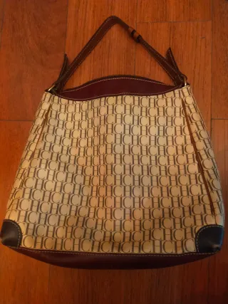 Bolso CH Beige y Marrón Original