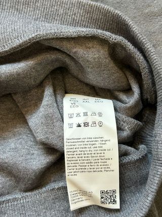 Sudadera Hugo Boss Gris Talla XL