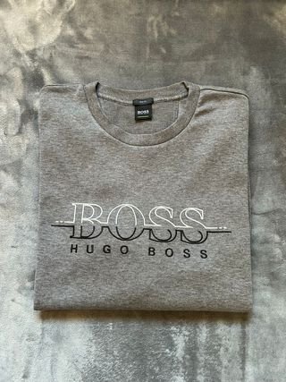 Sudadera Hugo Boss Gris Talla XL