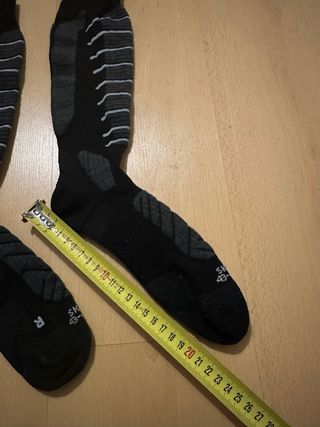 Calcetines Esquí Largos Decathlon Negro Talla 43-4
