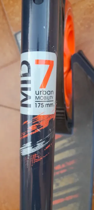 Patinete plegable Oxelo MID 7 Naranja