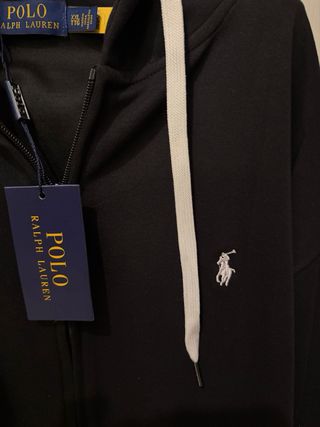 Felpa con cappuccio Polo Ralph Lauren nera XXL