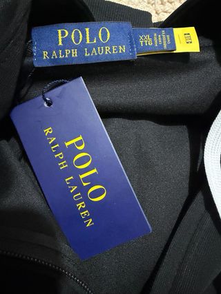 Felpa con cappuccio Polo Ralph Lauren nera XXL