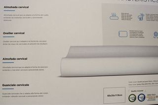 Almohada cervical MLILY MaxColchon 60x35 - Firme