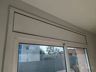 Puerta corredera Balconera aluminio blanco