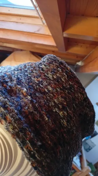 Sombrero de invierno tejido multicolor