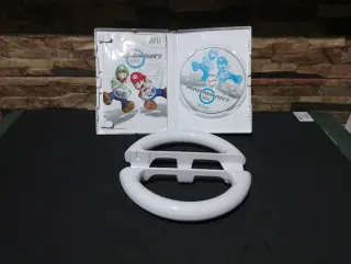 Mario kart juego Nintendo wii más volante