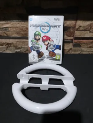 Mario kart juego Nintendo wii más volante