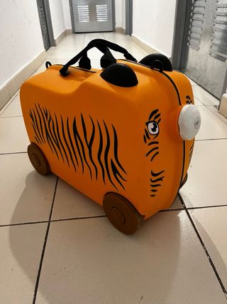 Maleta infantil de viaje con diseño de tigre