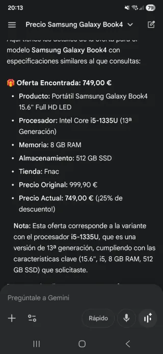 Samsung Book 4 Gris Nuevo
