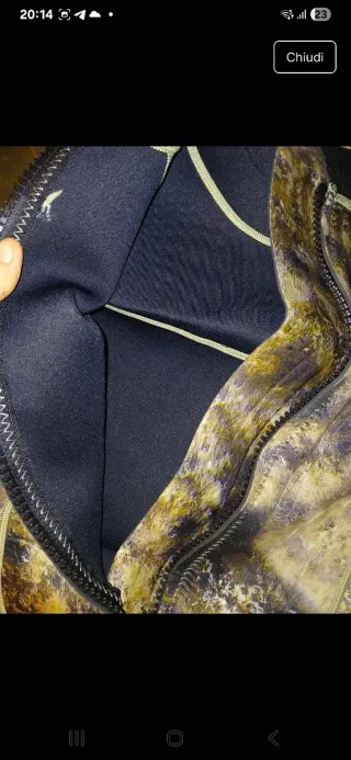 Tuta da sub mimetica