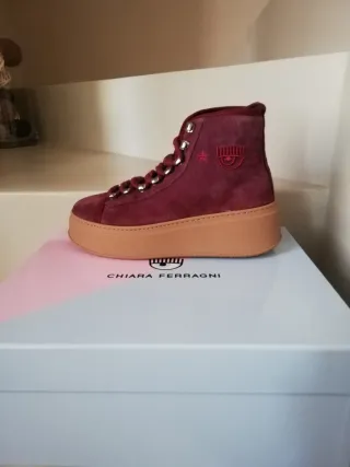 Stivaletti Chiara Ferragni Rossi/Beige