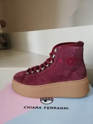 Stivaletti Chiara Ferragni Rossi/Beige