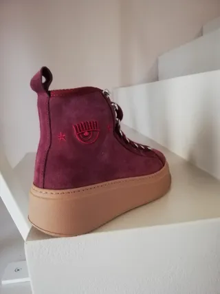 Stivaletti Chiara Ferragni Rossi/Beige