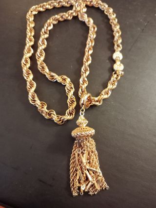 Collana Monet Vintage Anni '70 Placcata Oro